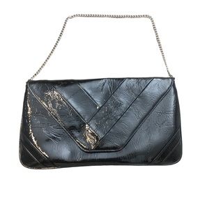 Daisy Fuentes black clutch bag